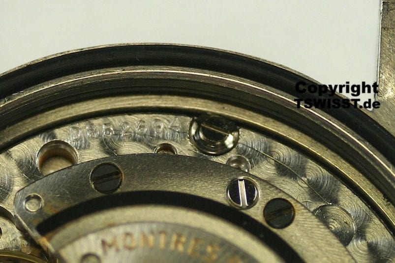 Rolex 1625 Thunderbird movement number