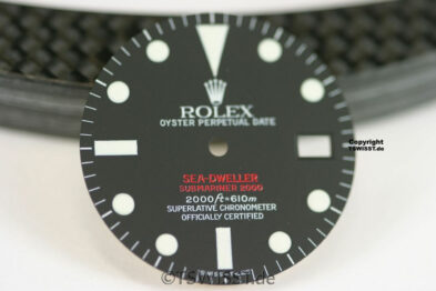 Rolex Sea Dweller 1665 DR Service ZIfferblat