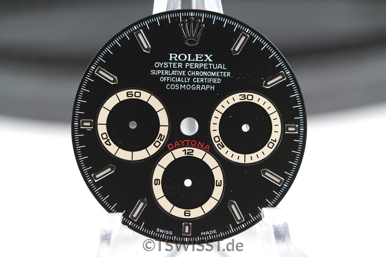 Rolex black Zenith Daytona dial