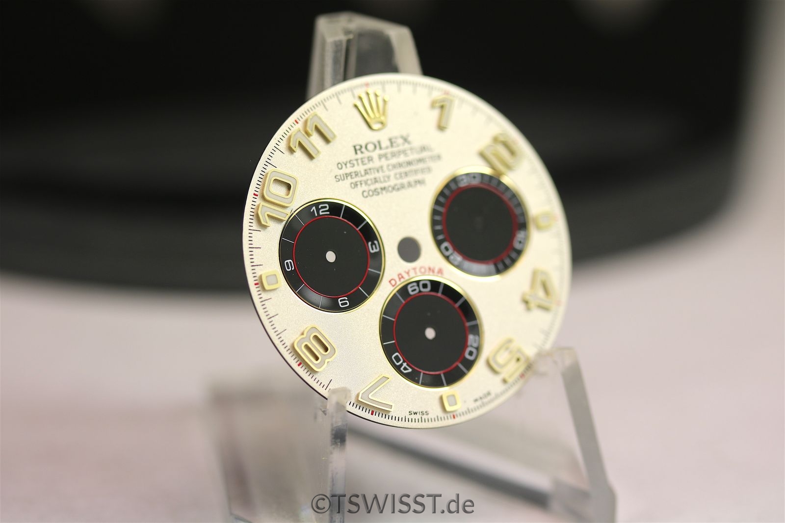 Rolex white arab dial yellowgold daytona