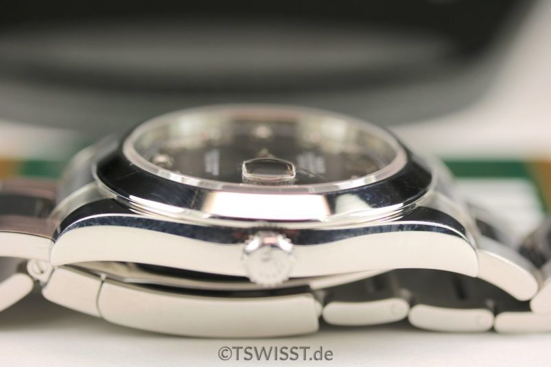 DJ II dark rhodium diamond