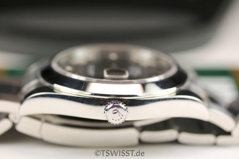 DJ II dark rhodium diamond