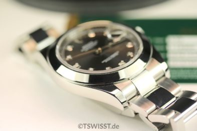 DJ II dark rhodium diamond
