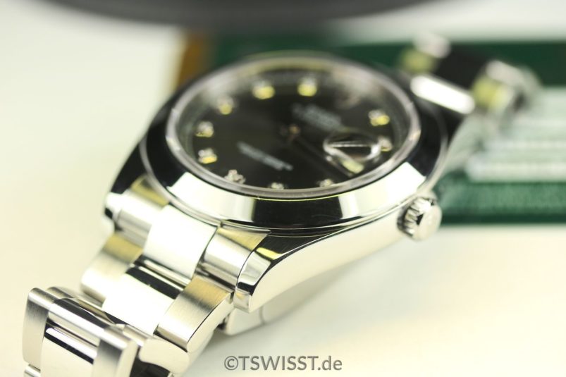 DJ II dark rhodium diamond