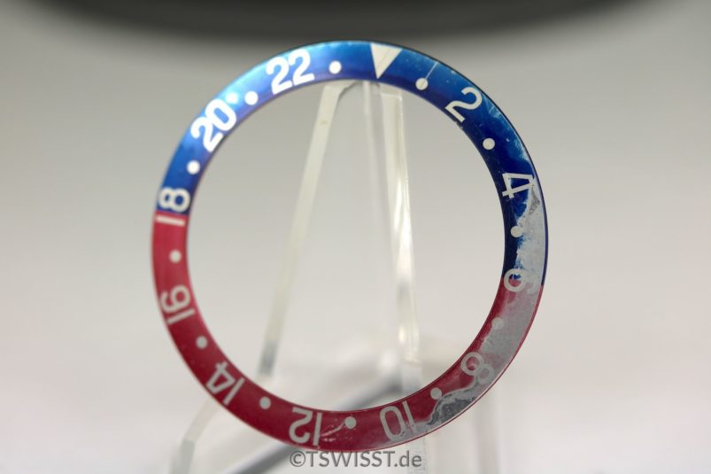 Rolex GMT 1675 red back inlay