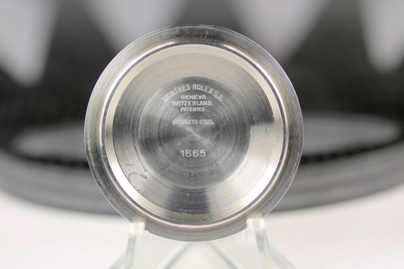 Rolex Sea Dweller 1665 case back