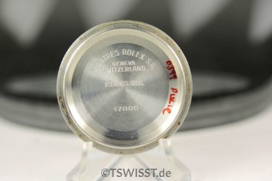 Rolex 17000 case back