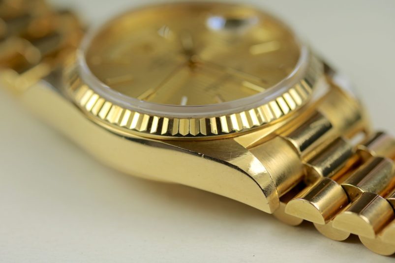 Rolex 18038 with gold bracelet