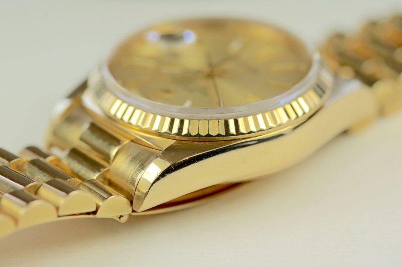 Rolex 18038 with gold bracelet