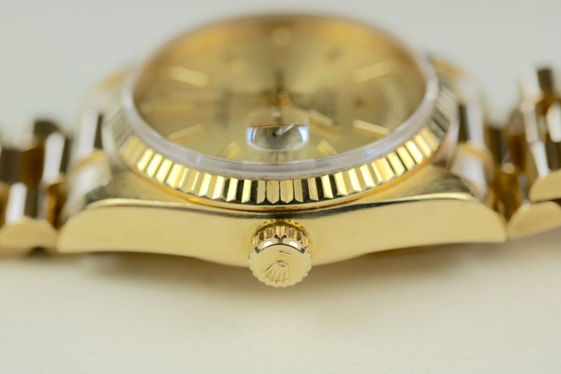 Rolex 18038 with gold bracelet