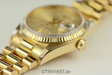 Rolex 18038 with gold bracelet