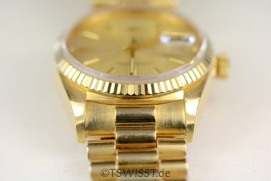 Rolex 18038 with gold bracelet