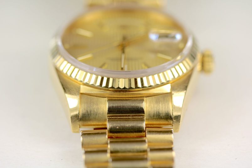 Rolex 18038 with gold bracelet