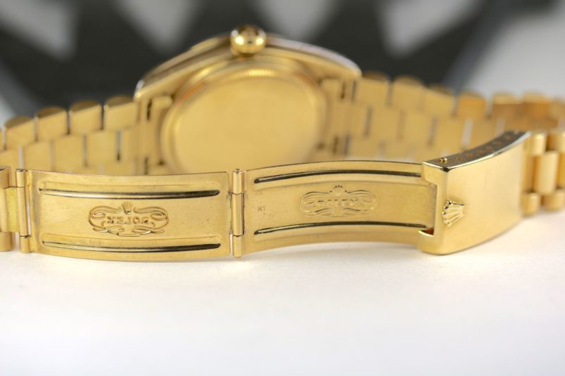 Rolex 18038 with gold bracelet