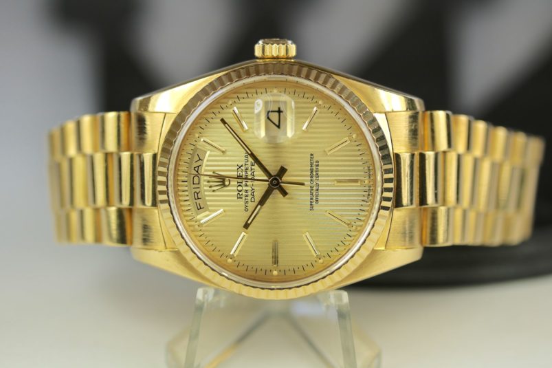 Rolex 18038 with gold bracelet