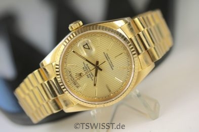 Rolex 18038 with gold bracelet