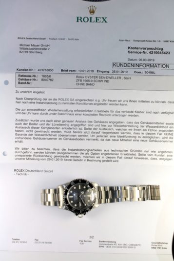 Rolex 1665 Tiffany