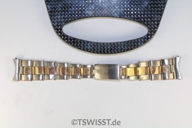 Rolex two tone riveted bracelet