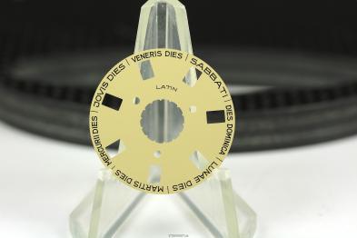Rolex Tagesscheibe “latine” (lateinisch /latin)  für Day-Date mit 3155 Caliber