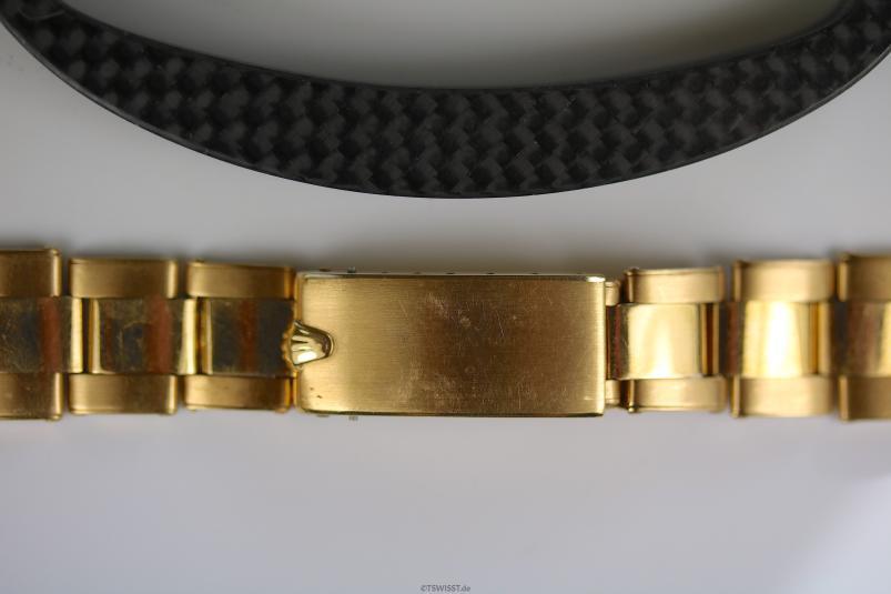Rolex rivet gold bracelet daytona