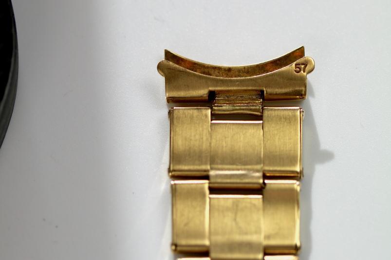 Rolex rivet gold bracelet daytona