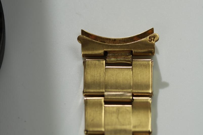 Rolex rivet gold bracelet daytona