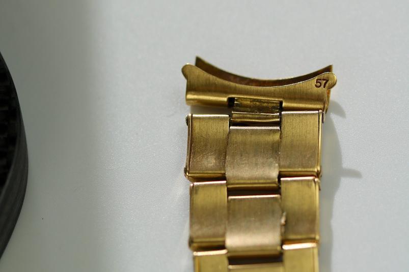 Rolex rivet gold bracelet daytona