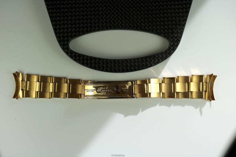 Rolex rivet gold bracelet daytona