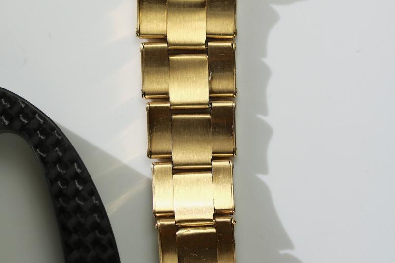 Rolex rivet gold bracelet daytona