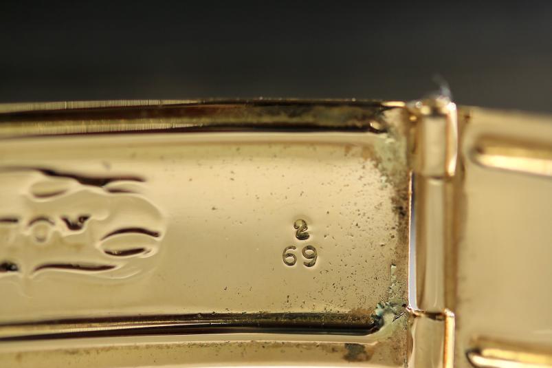 Rolex rivet gold bracelet daytona