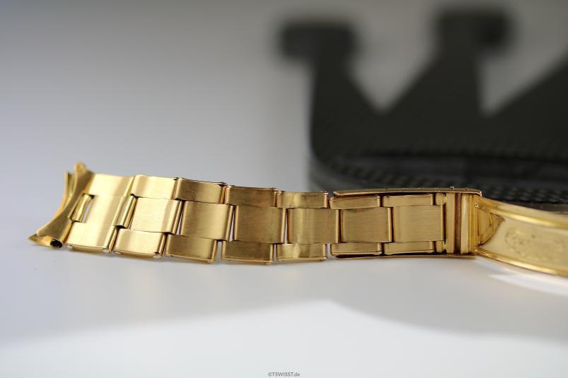 Rolex rivet gold bracelet daytona