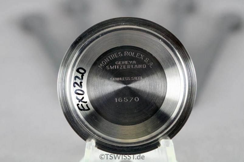 Rolex Caseback 16570