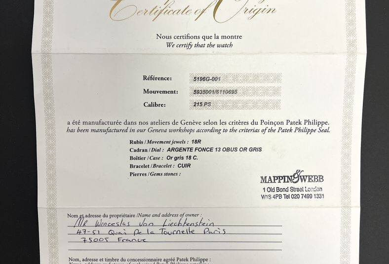 Patek 5196G